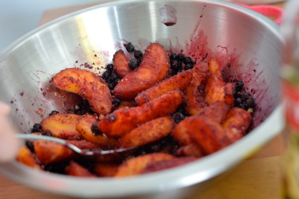 Blueberry Peach Mixture